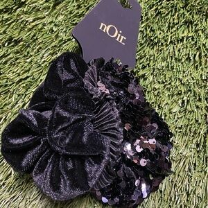 Noir Black 3 Pack Scrunchies